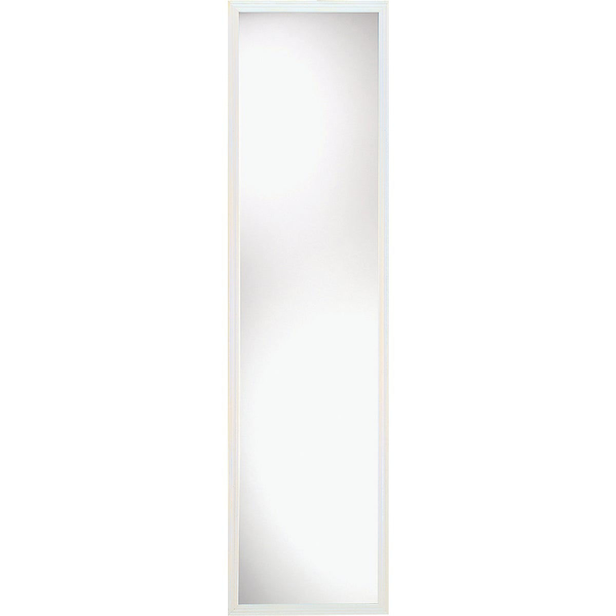 Home Decor Innovations Suave 13 In. x 49 In. White Plastic Door Mirror