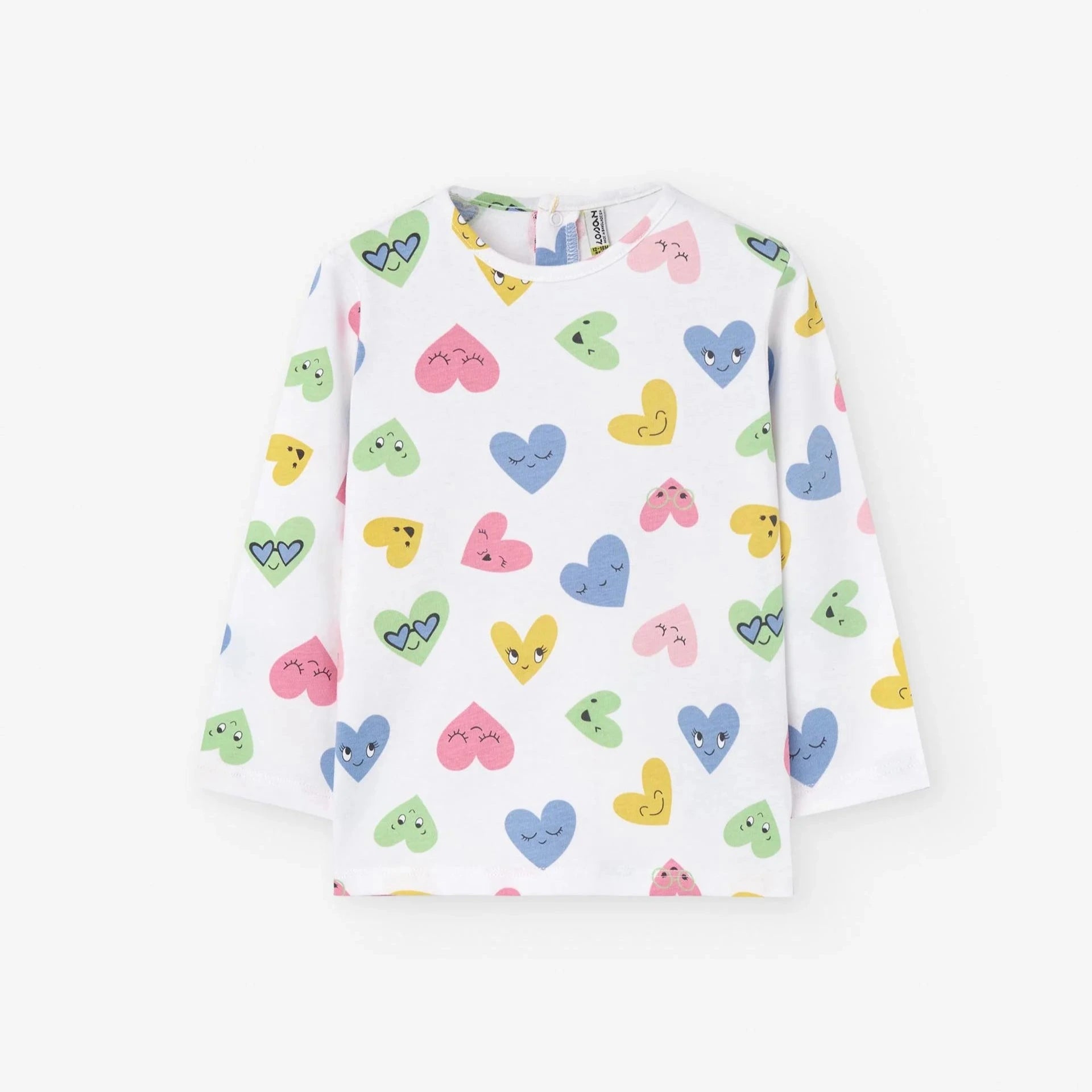 Losan Baby Girls ‘Love’ Long Sleeve T-shirt with Motif – 12-18M