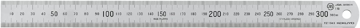 Kokuyo Stainless Steel Ruler – 30cm