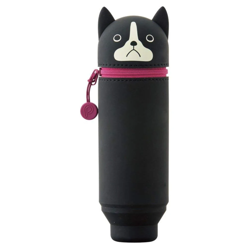 LIHIT LAB PuniLabo Stand Pen Case – Boston Terrier