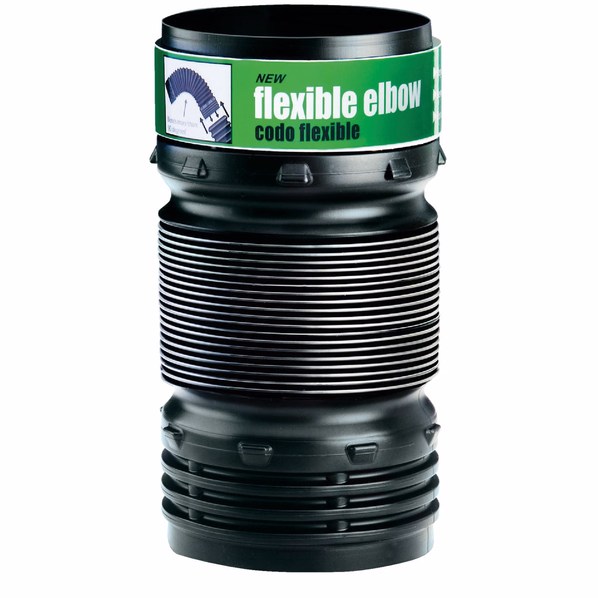 Amerimax Flex-Drain 4 In. Elbow Flex-Drain Flexible Coupler