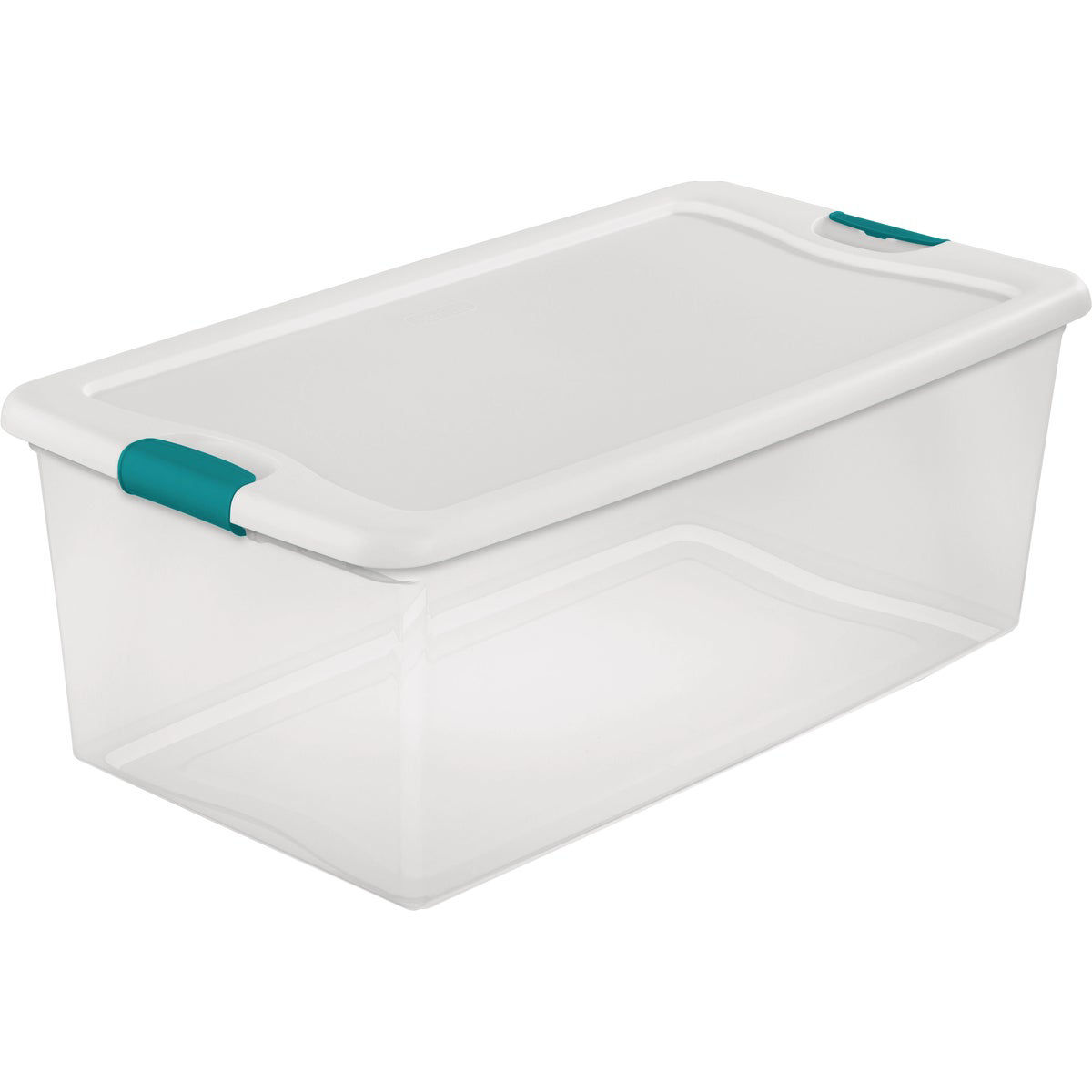 Sterilite 106 Qt. White Latching Storage Tote