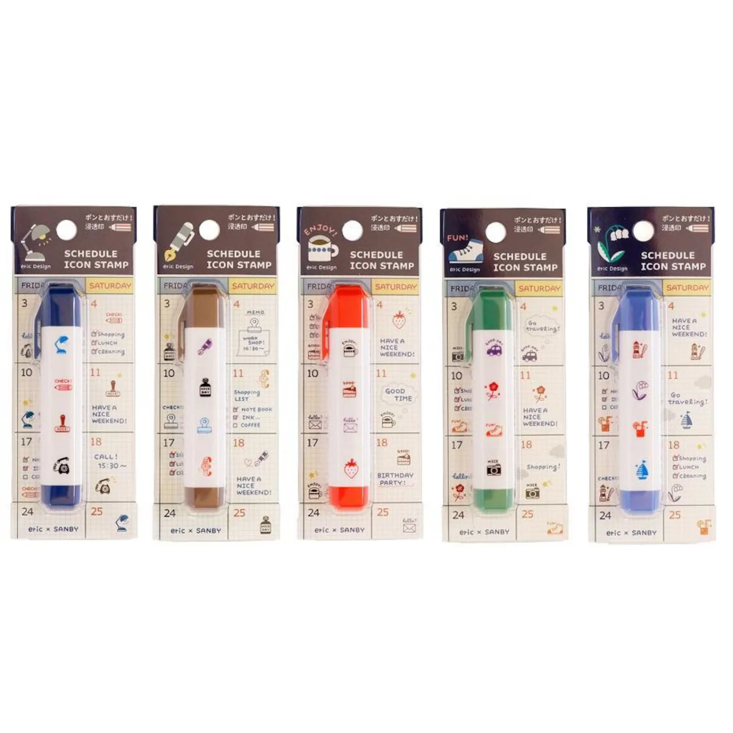 Eric Small Things x SANBY Schedule Icon Stamp