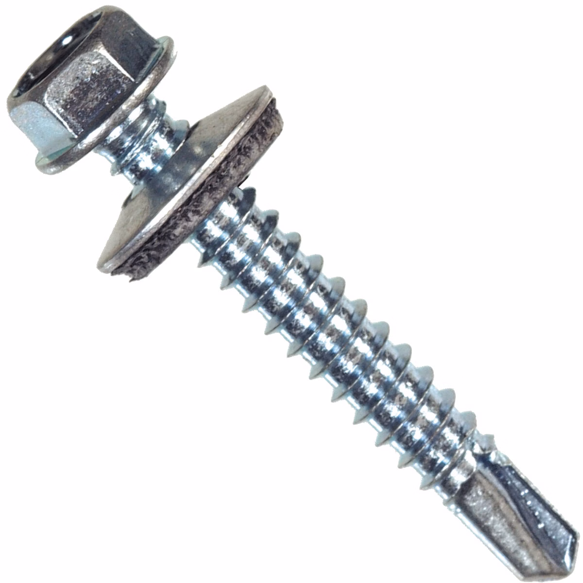 Hillman 1/4 In. – #14 x 1 In. Washer Head Self-Drilling Sheet Metal Screw (100-Count)
