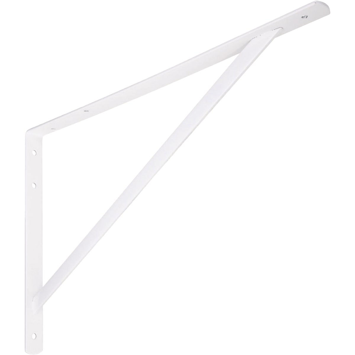 National Hardware 20 In. White Steel Super Strength Shelf Bracket