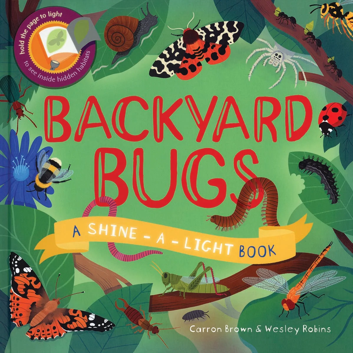 USBORNE Shine-a-Light – Backyard Bugs