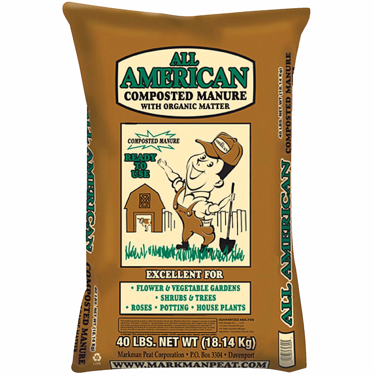 All American 40 Lb. Cow Manure