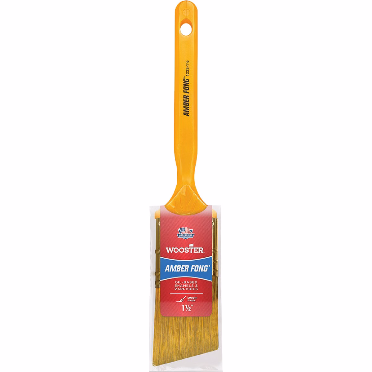 Wooster Amber Fong 1-1/2 In. Angle Sash Paint Brush