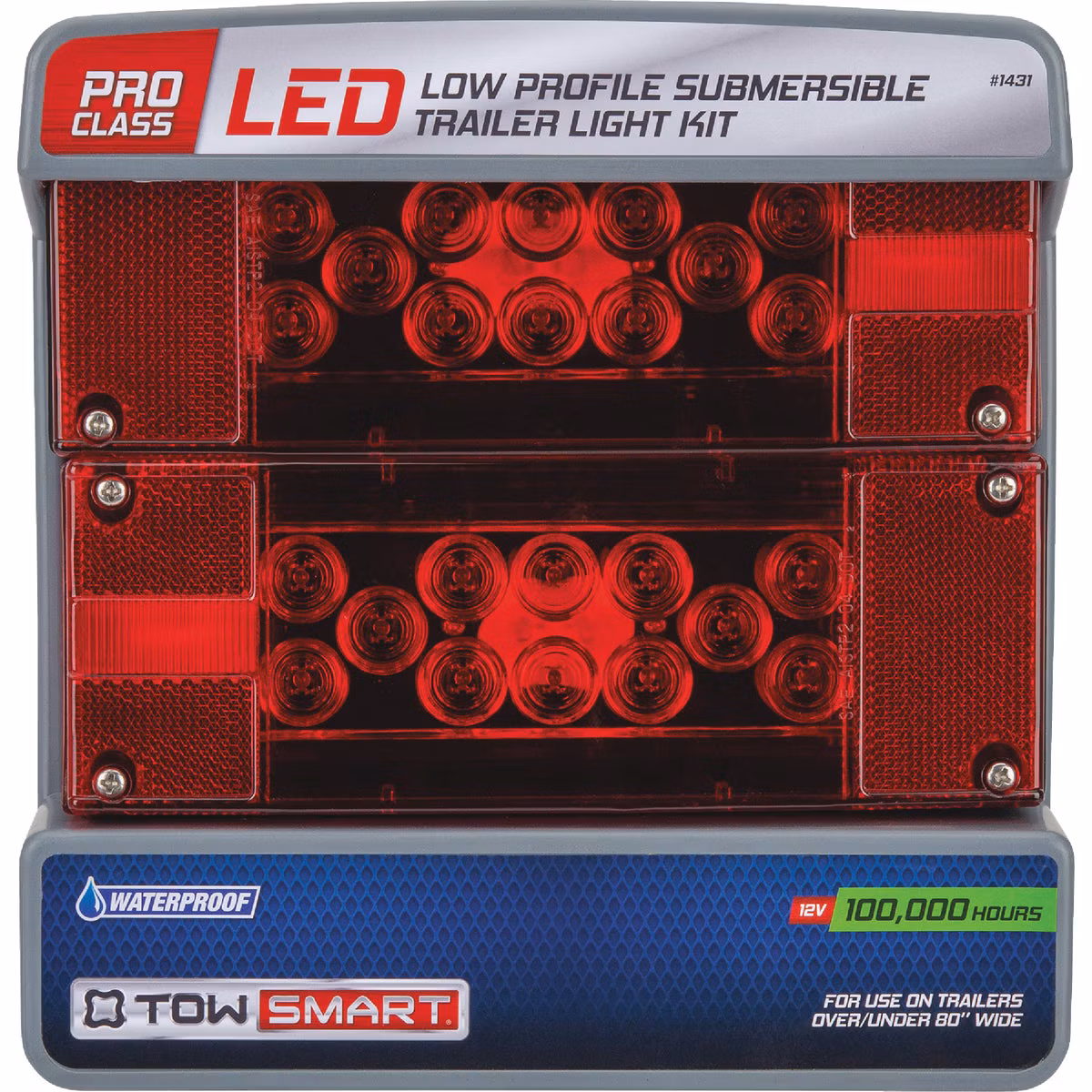TowSmart ProClass LED Low Profile Submersible Trailer Light Kit