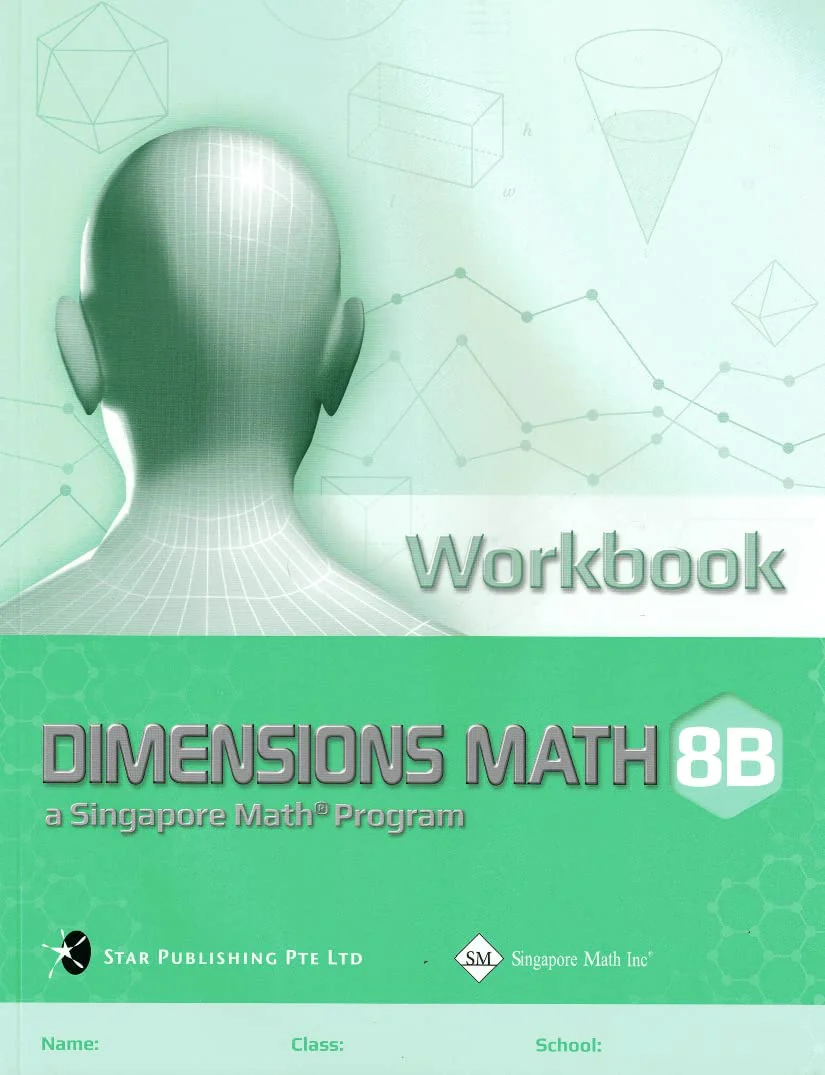 Singapore Math – Dimensions Math Workbook 8B