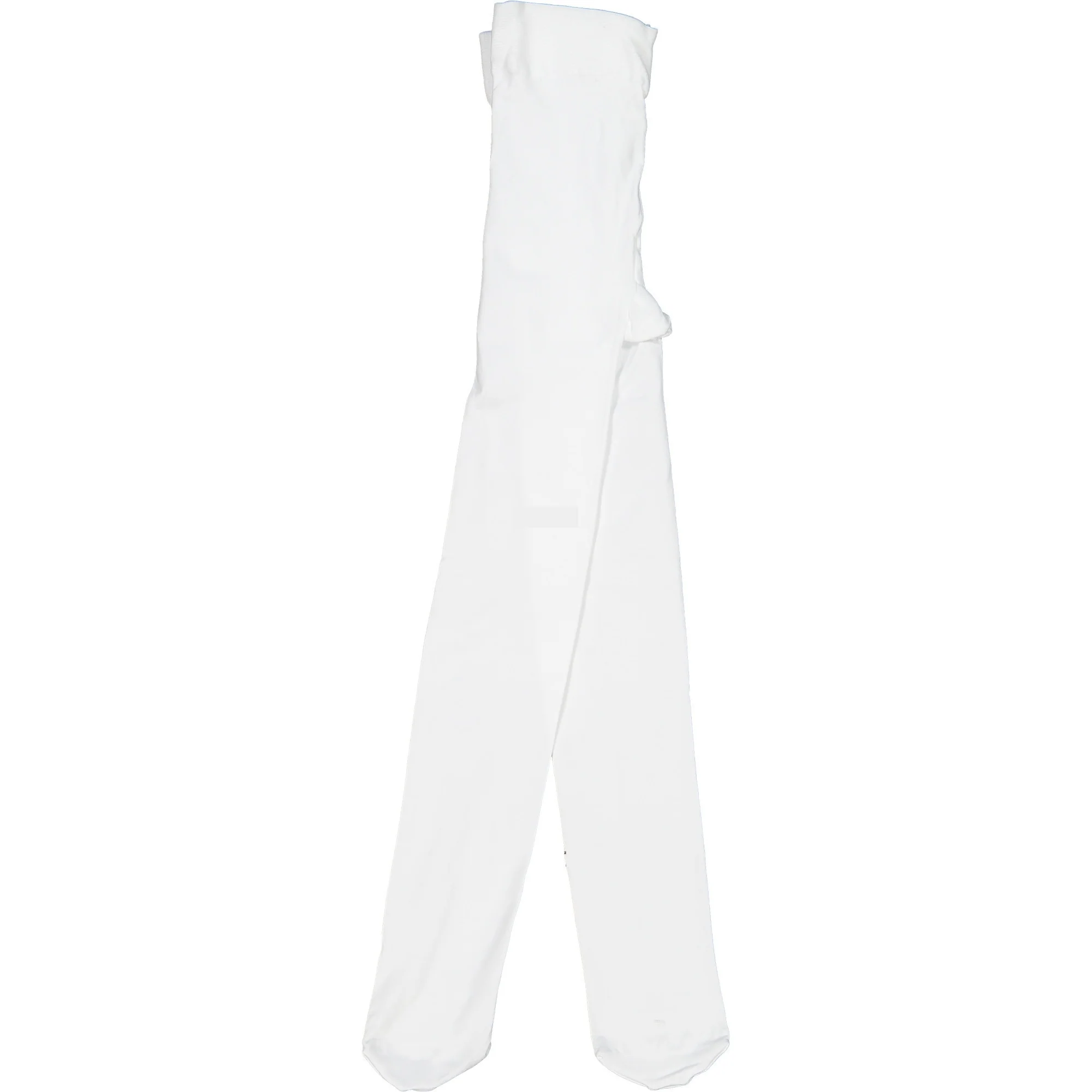 La Perla Girl Tights with Fiocchi Baguette Logo – White – 3-4Y
