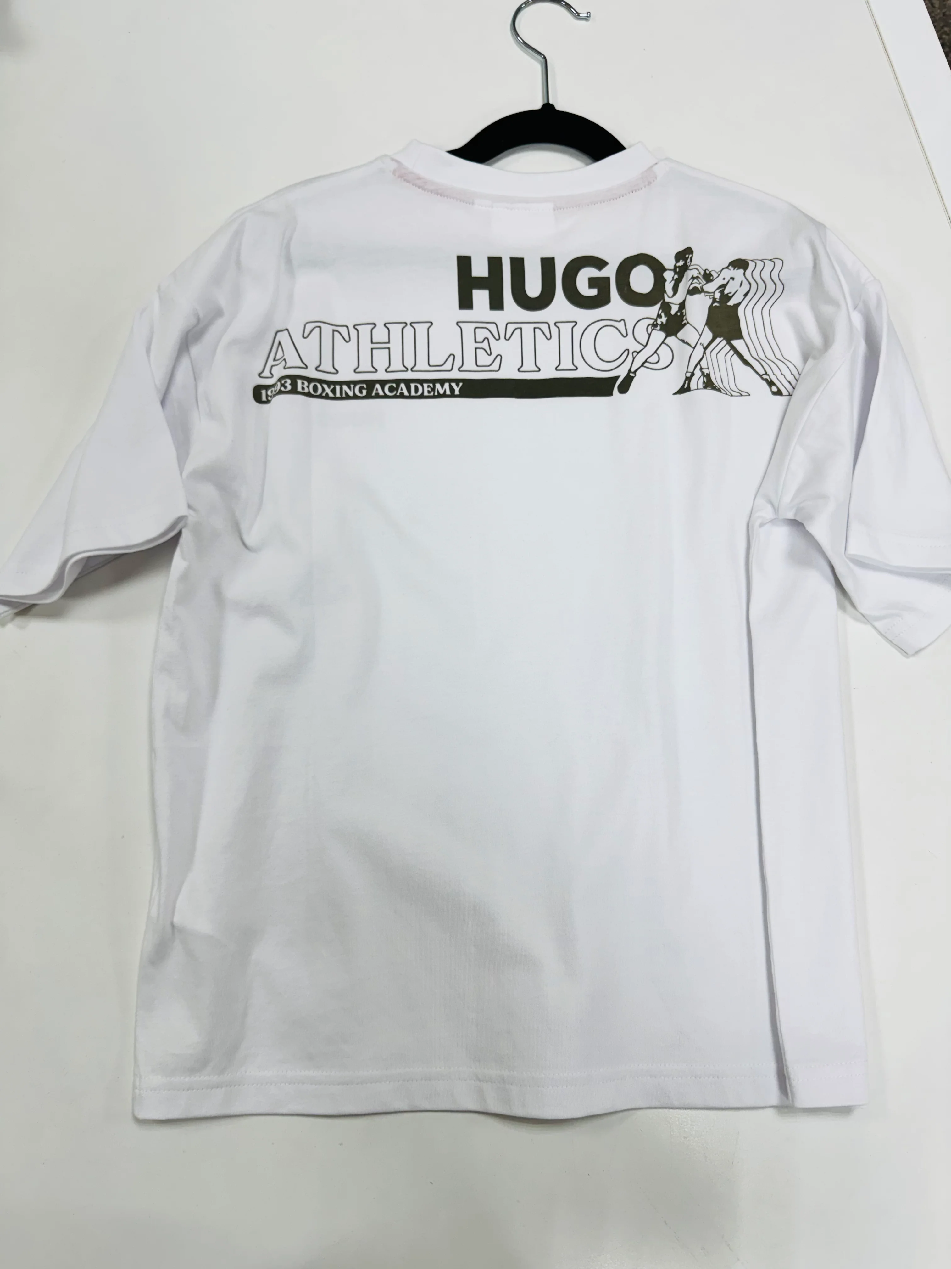 HUGO Kids White T-shirt w/Logo – 8Y