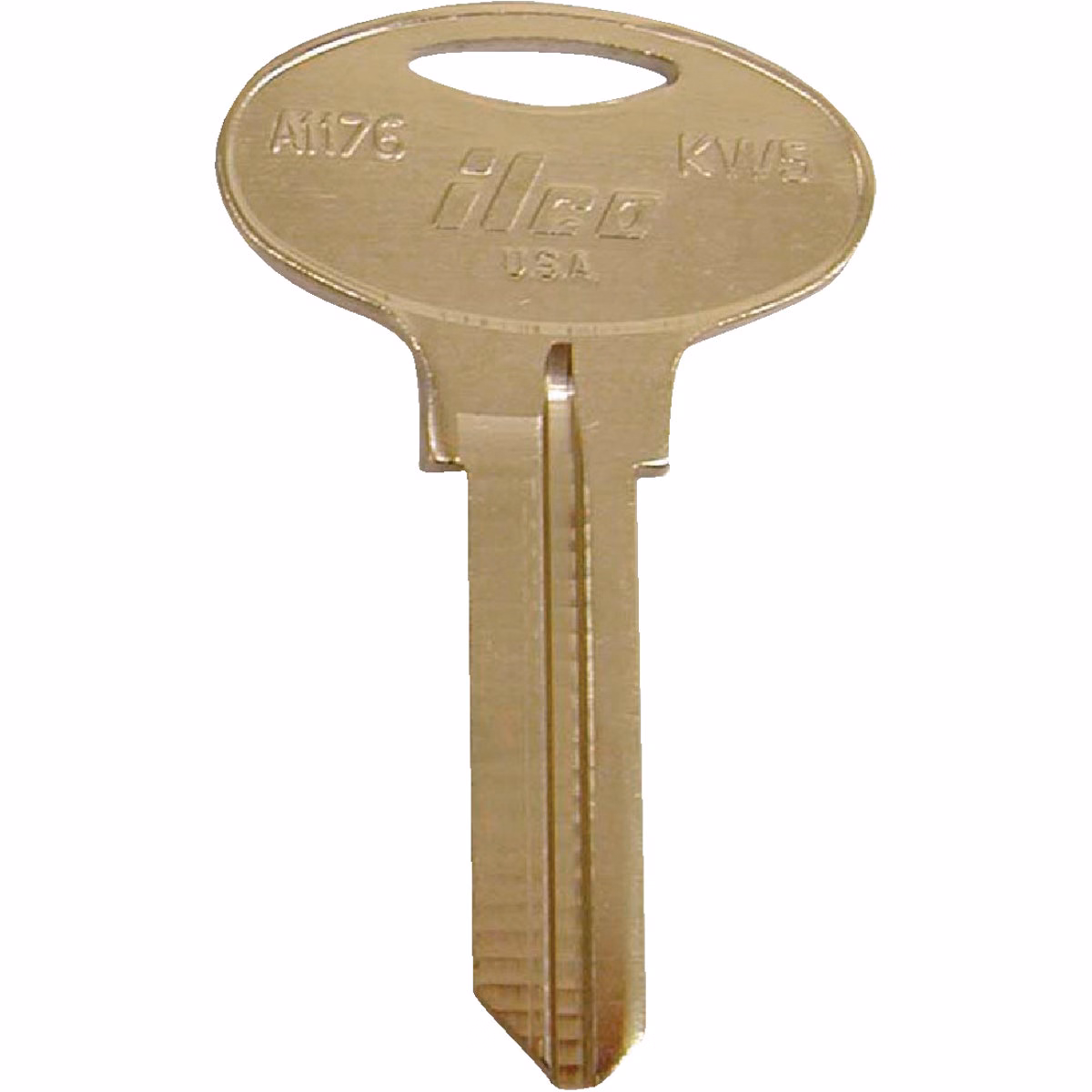 ILCO Kwikset Nickel Plated House Key, KW5 / A1176 (10-Pack)
