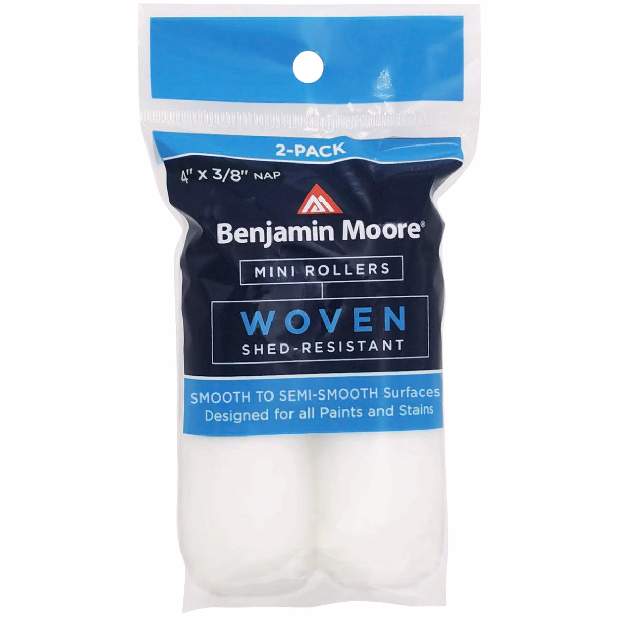 Benjamin Moore 4 In. x 3/8 In. Woven Mini Cover (2-Pack)