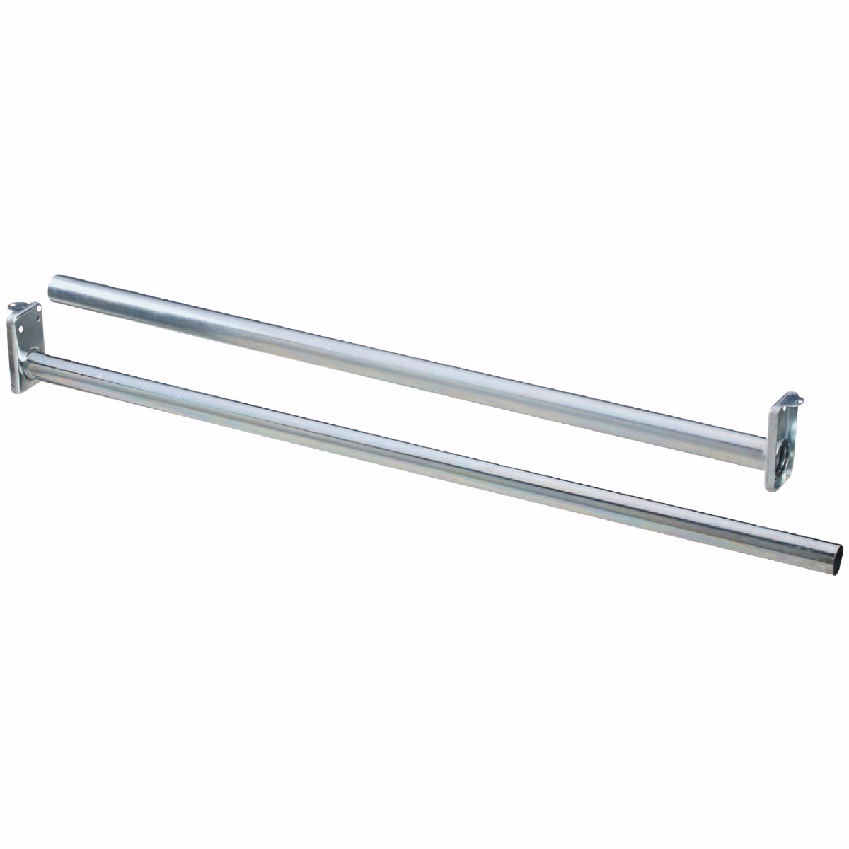 National Hardware 72 In. to 120 In. Bright Steel Adjustable Closet Rod