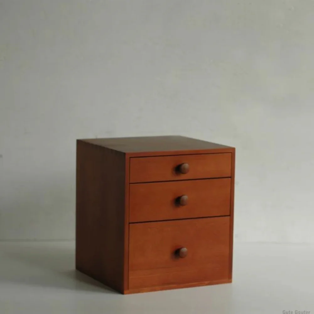 Classiky Tsuga Wood Three Drawer Box