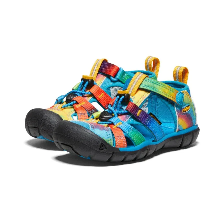 KEEN Kids Seacamp II CNX Hybrid Water Sandal – Vivid Blue/Original Tie Dye