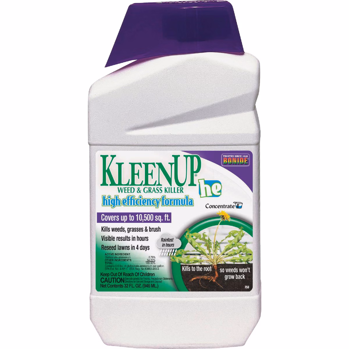 Bonide KleenUP 32 Oz. Concentrate Weed & Grass Killer High Efficiency Formula
