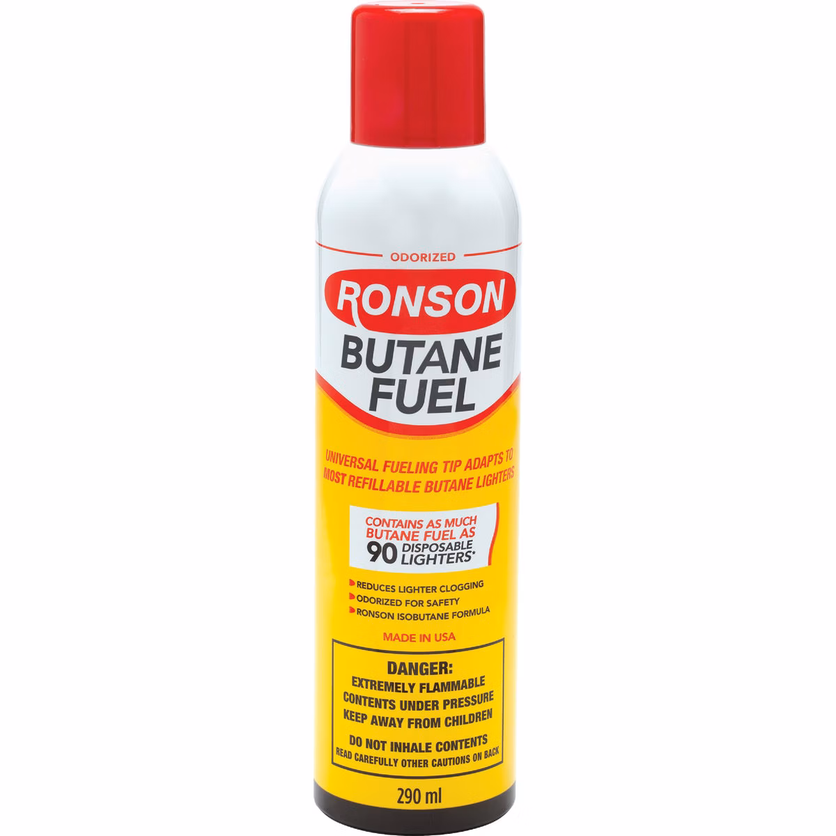 Ronson 290 ml Odorized Butane Lighter Fuel