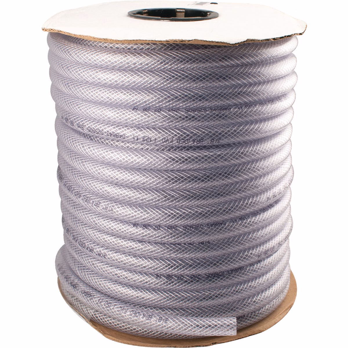 Abbott Rubber 5/8 In. x 3/8 In. x 150 Ft. Clear T12 Braided PVC Tubing