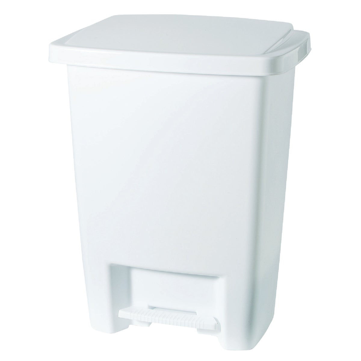Rubbermaid 8.25 Gal. White Step-On Wastebasket
