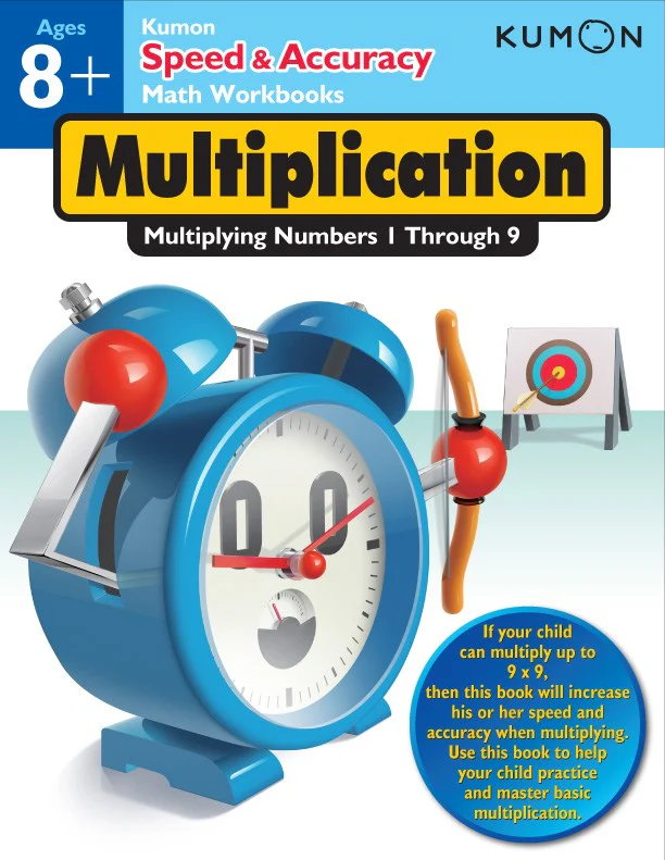 KUMON Grade 2-5 Speed & Accuracy: Multiplication Age 8-12