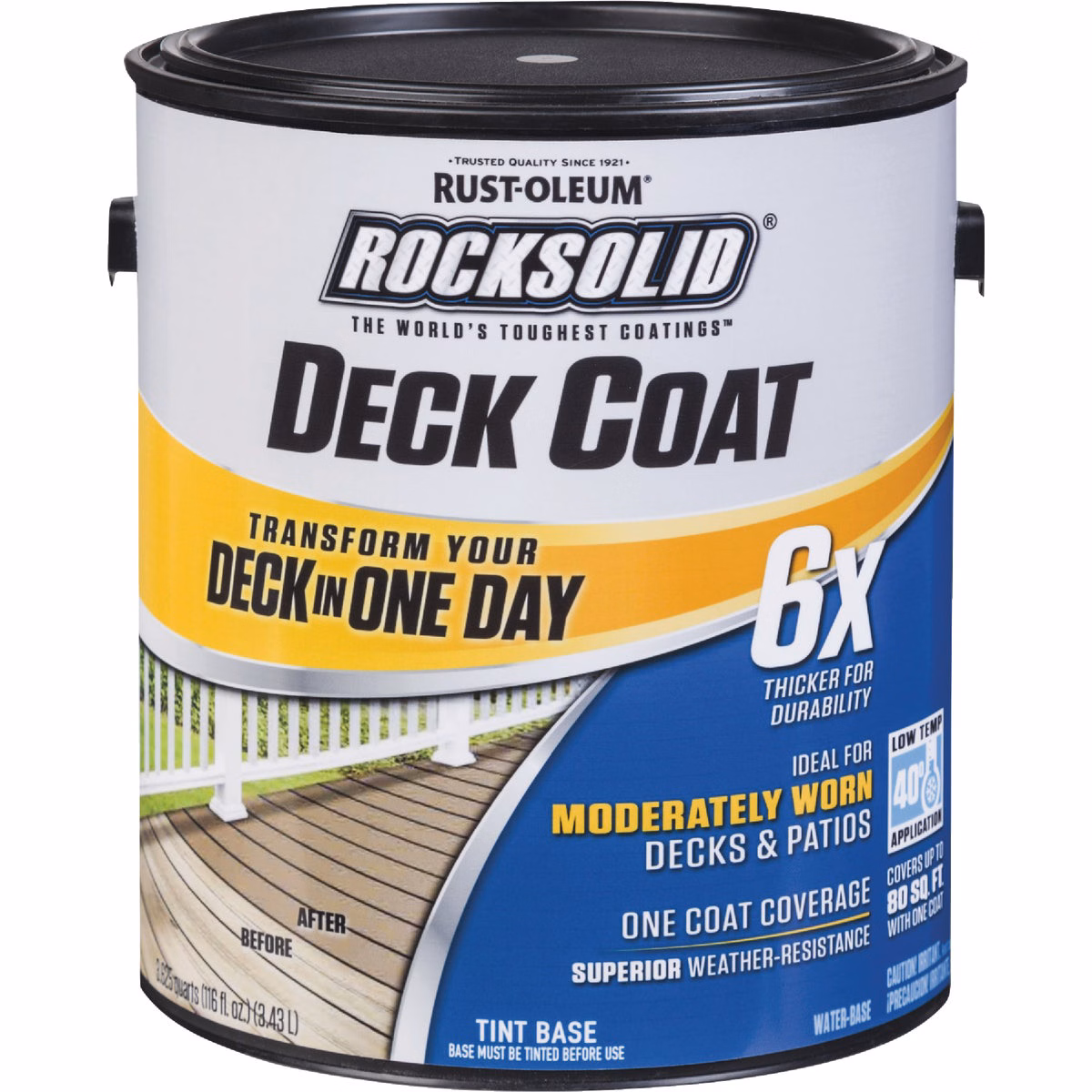 Rust-Oleum RockSolid Tint Base Deck Coat, 1 Gal.