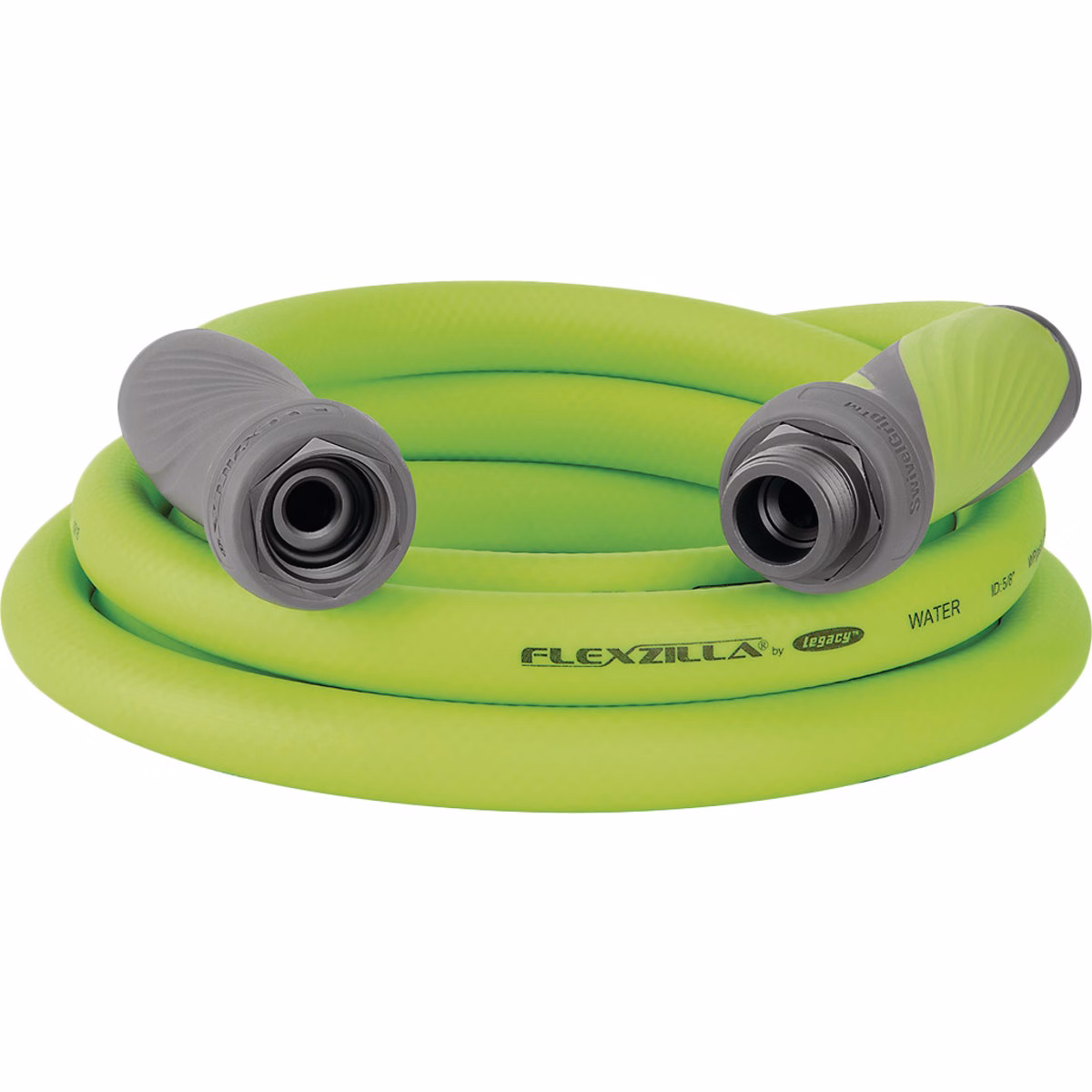 Flexzilla SwivelGrip 5/8 In. Dia. x 10 Ft. L. Drinking Water Safe Lead-In Hose with Male & Female Couplings