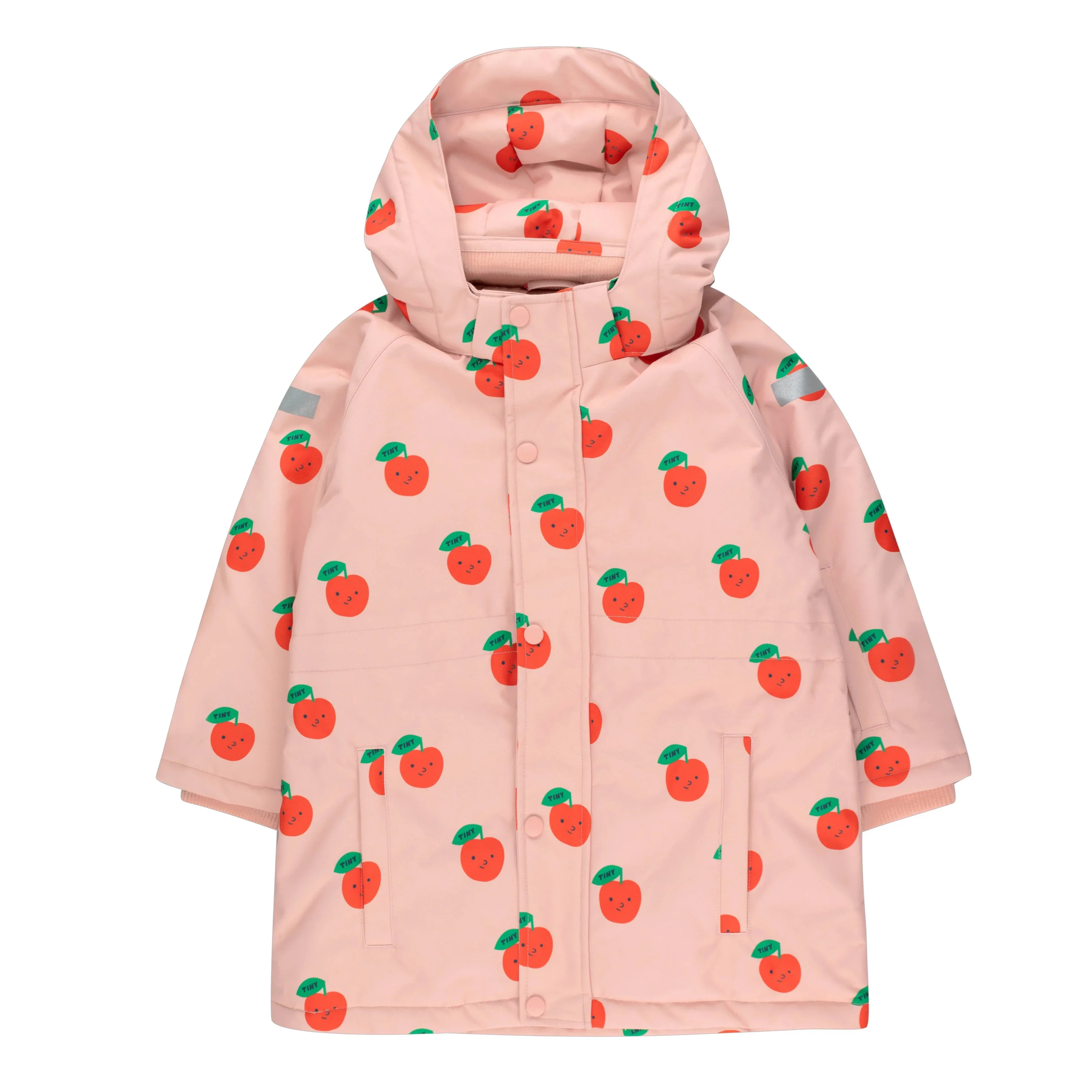 TINYCOTTONS Kids Tiny Apple Snow Winter Jacket – Powder Pink