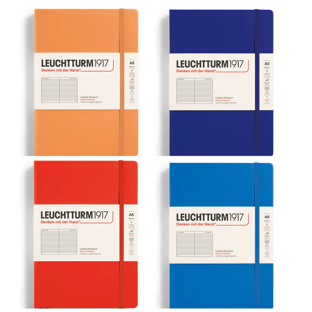 Leuchtturm1917 Hardcover Notebook A5 — Colours Collection