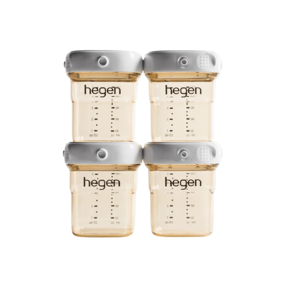 Hegen PCTO 5oz/150ml Breast Milk Storage PPSU Container – 4 PACK