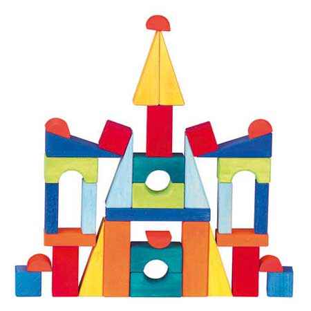 NIC Toys Glueckskaefer Blocks Toskana big 36 Pieces