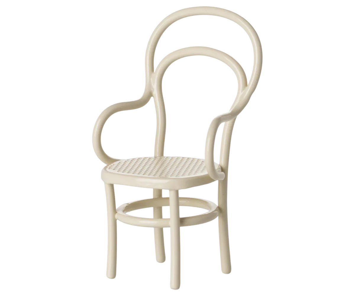 Maileg Vintage Chair, Mouse – Off White
