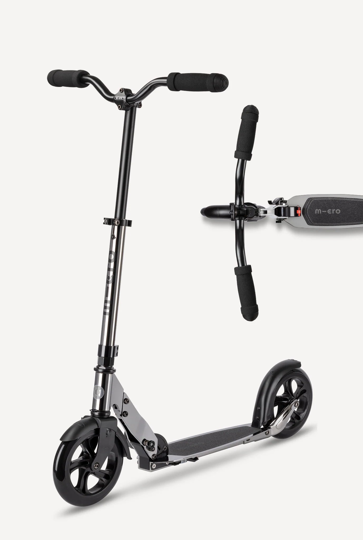 Micro Kids/Teen/Adults Classic Black Neochrome Scooter