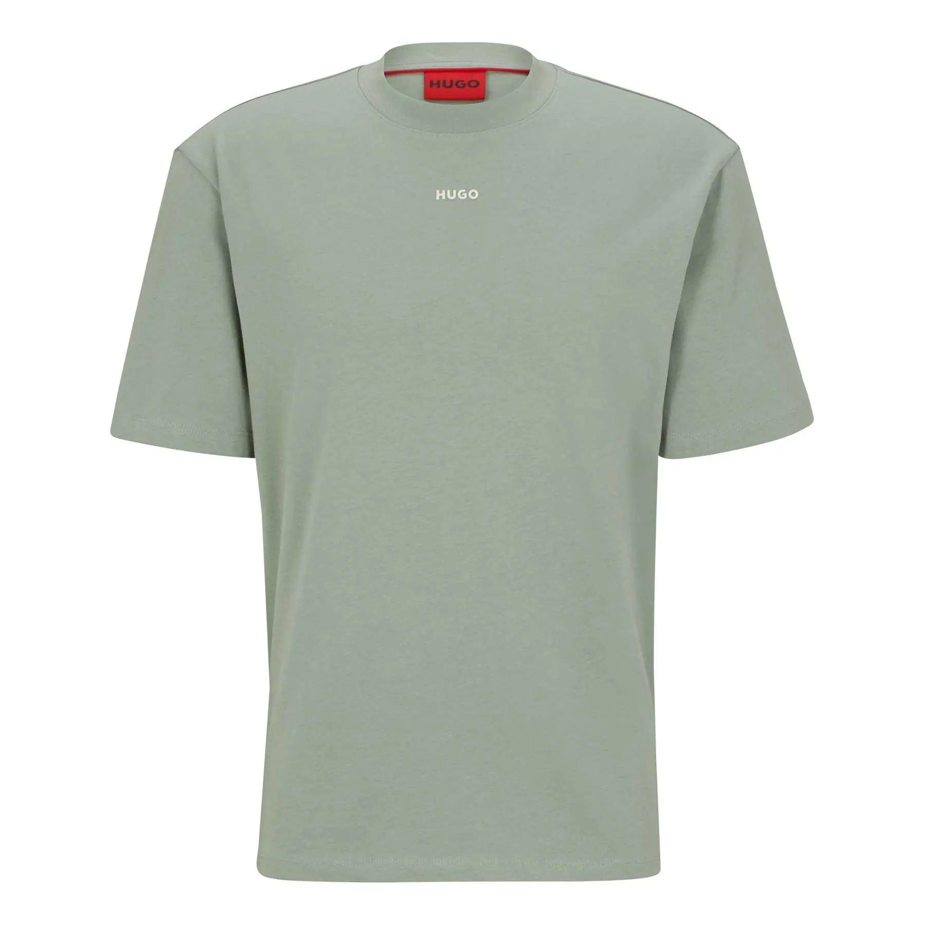 HUGO Kids Short-Sleeved Green HUGO Relaxed Fit Cotton T-shirt – 8Y