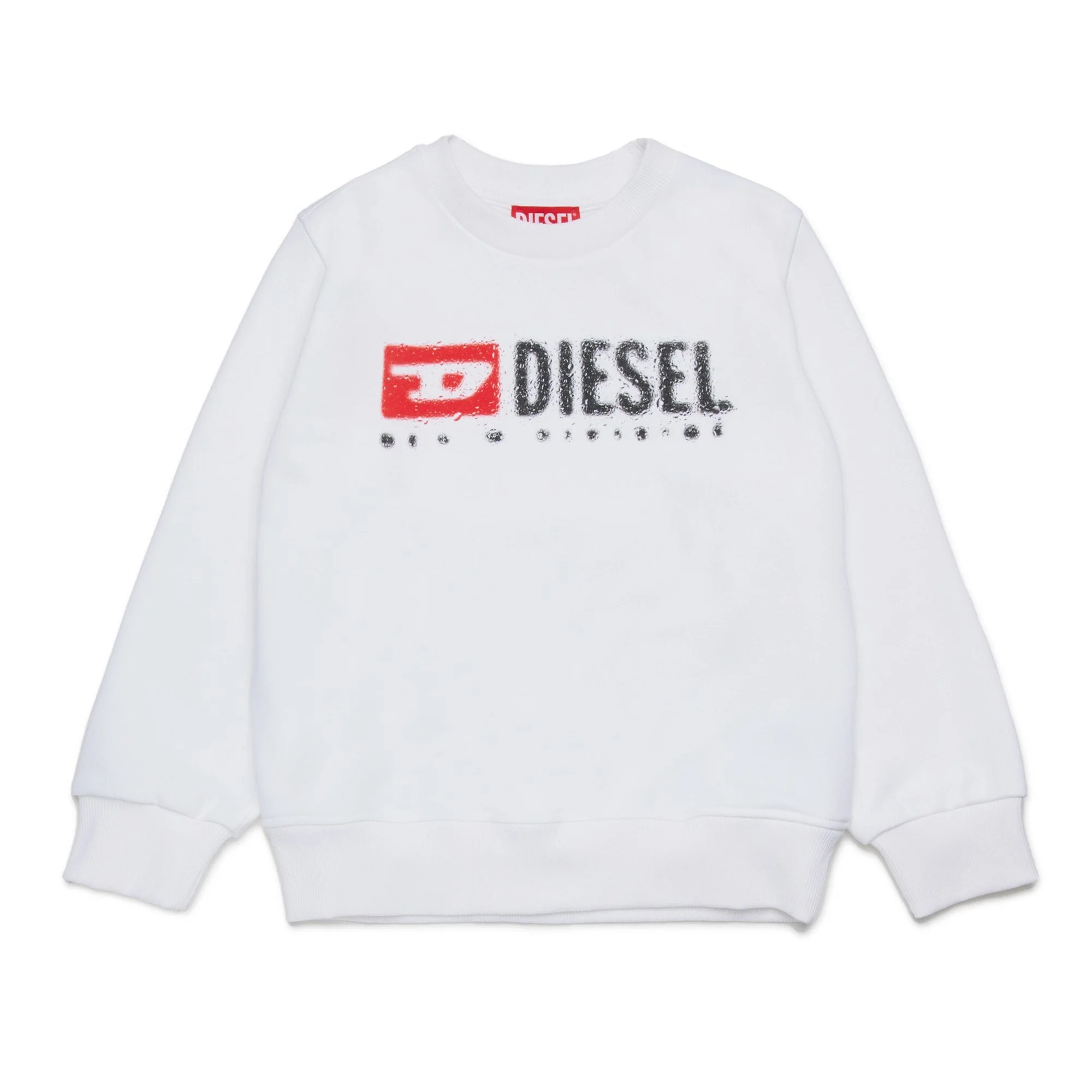 Diesel Kids Sweatshirt with Logo – White – 8Y