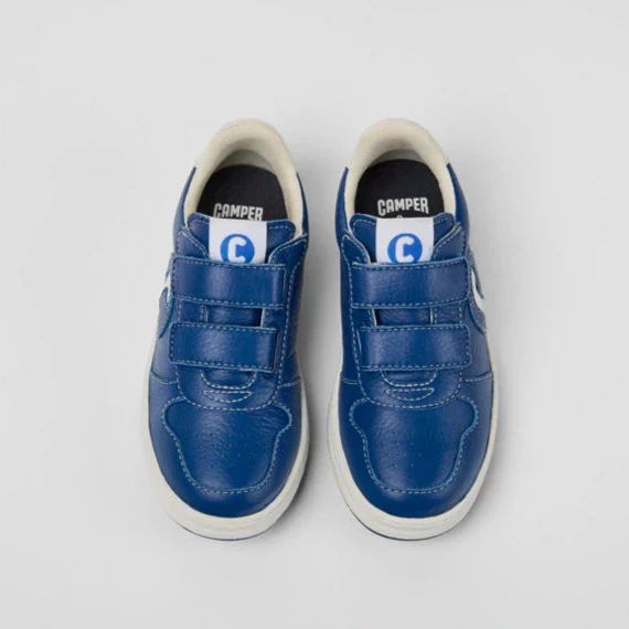 Camper Kids RUNNER Stella Houston Blue+White Leather Sneakers