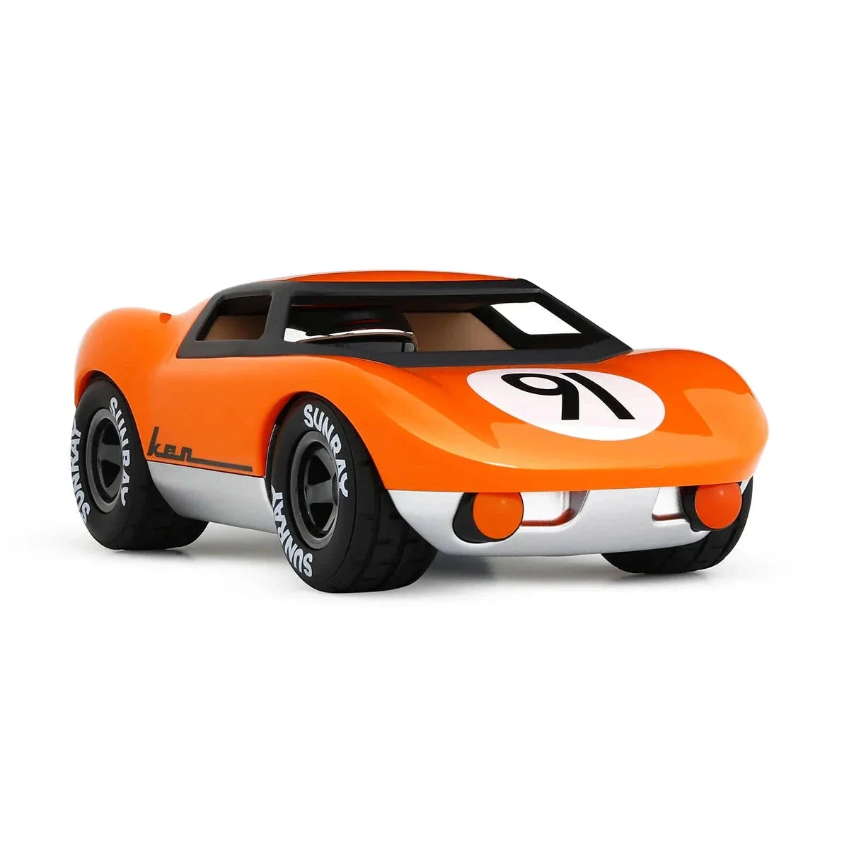 Playforever MINI KEN GIBSON Racing Car – Orange