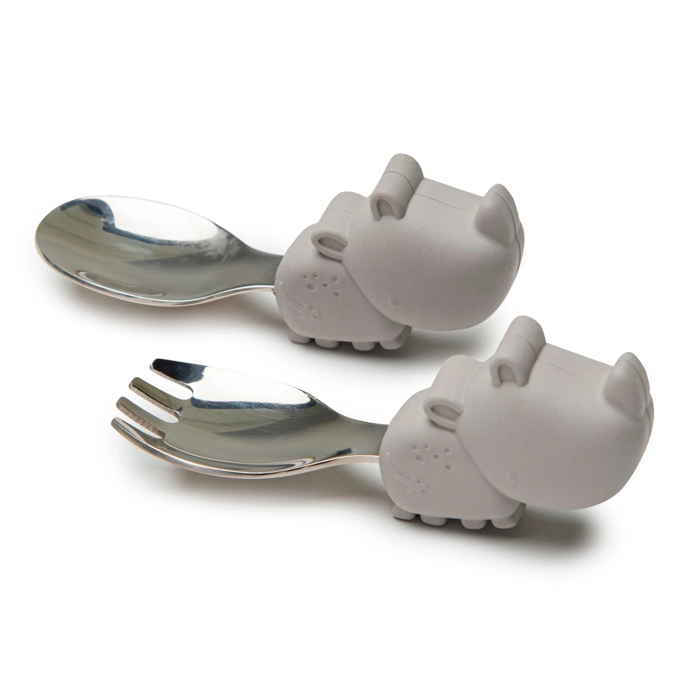 Loulou Lollipop Born to be Wild Learning Spoon and Fort Set – Rhino
