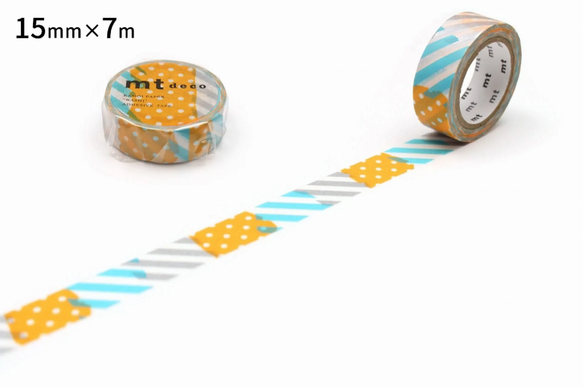 mt 1P Deco Washi Tape – Patchwork H  – 15mm