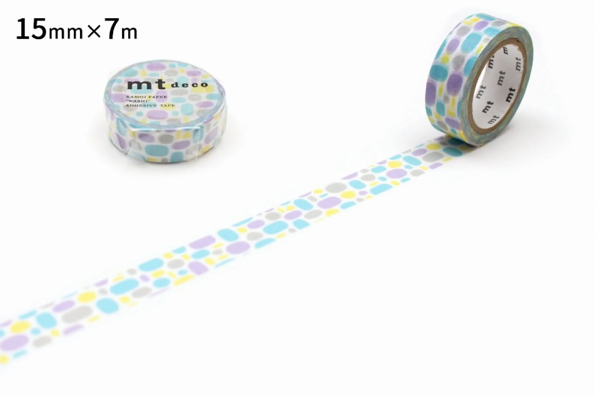 mt 1P Deco Washi Tape – Pool Blue  – 15mm