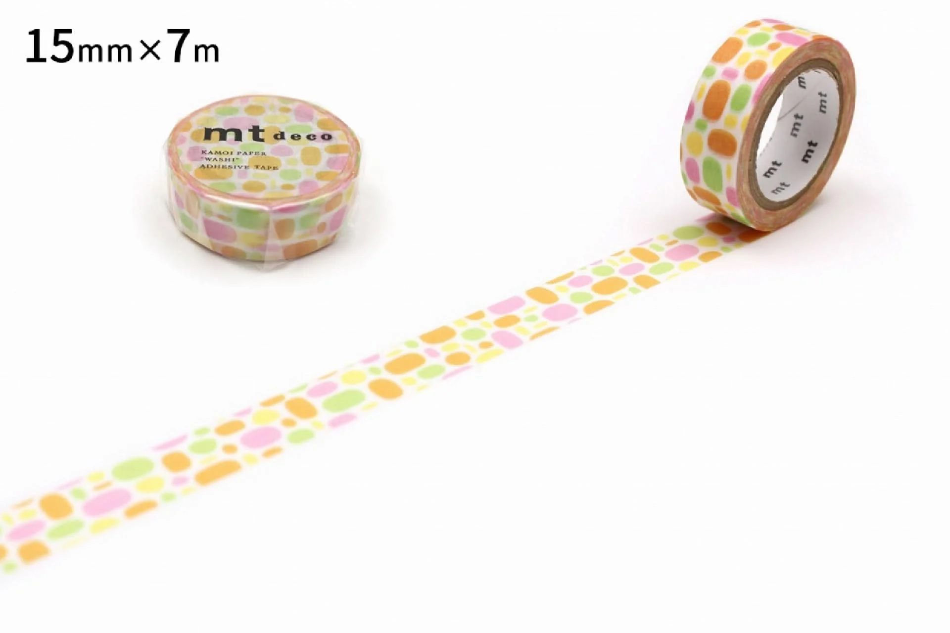 mt 1P Deco Washi Tape – Pool Orange  – 15mm