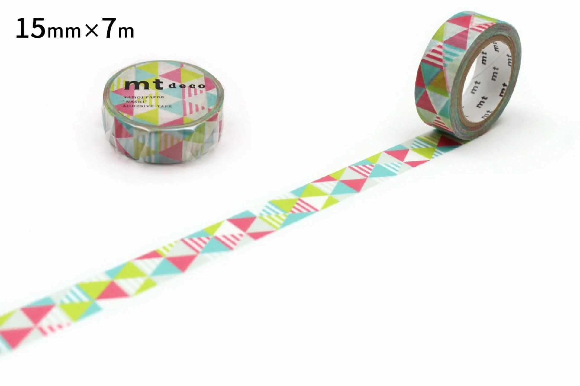mt 1P Deco Washi Tape – Shimasan Kaku Pink  – 15mm