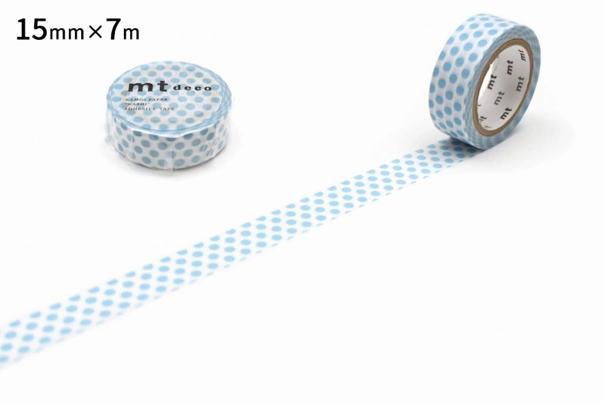 mt 1P Deco Washi Tape – Dot Ice  – 15mm