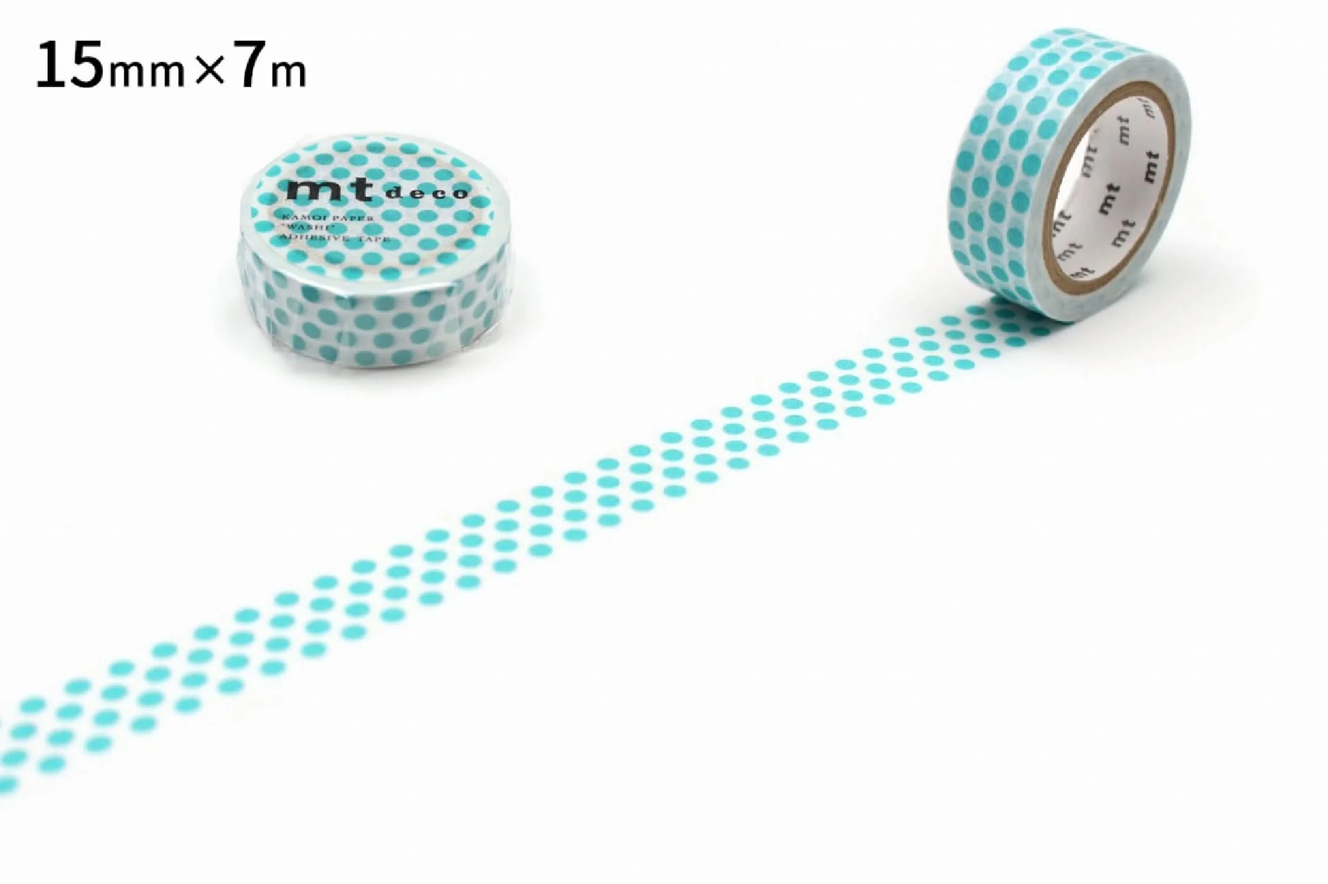 mt 1P Deco Washi Tape – Dot Soda  – 15mm