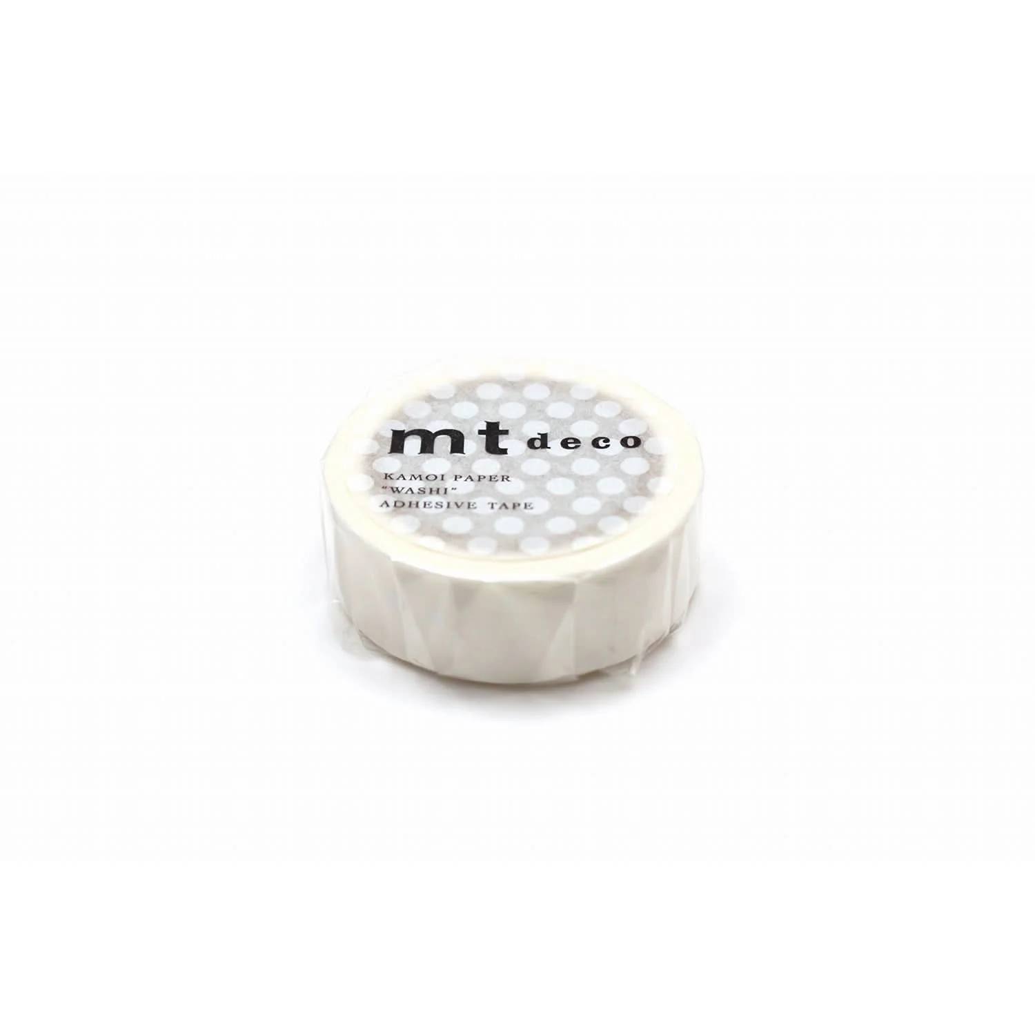 mt 1P Deco Washi Tape – Dot White  – 15mm