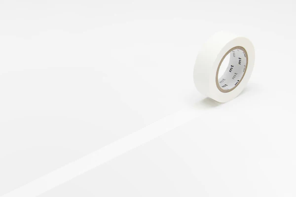 MT Masking Tape 1P Deco – Matte White