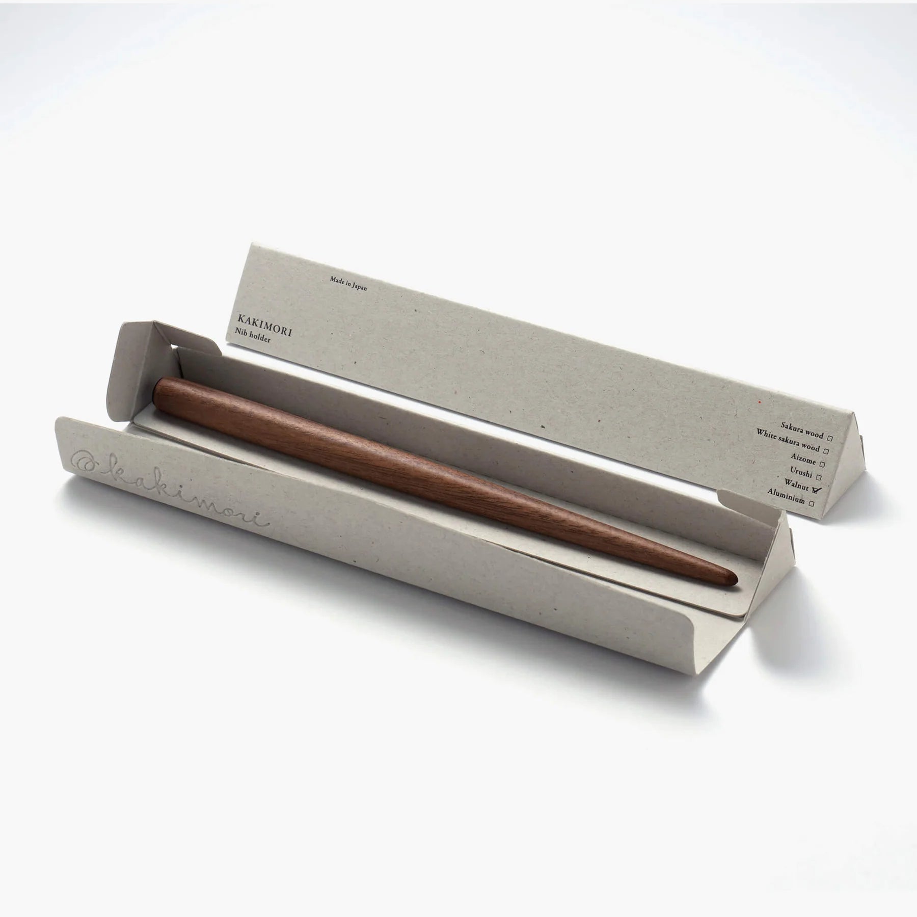 Kakimori Nib Holder – Walnut