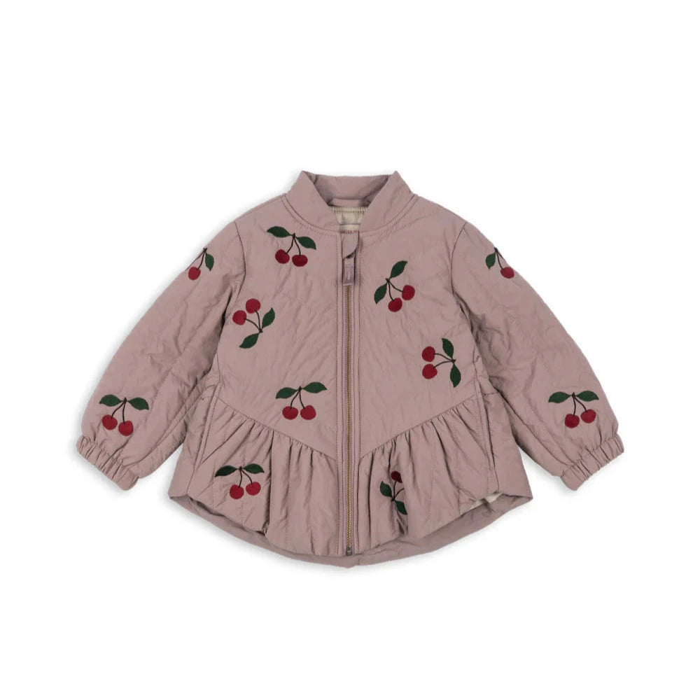 Konges Sloejd Kids Girls JUNA Bomber Jacket – Twilight Mauve