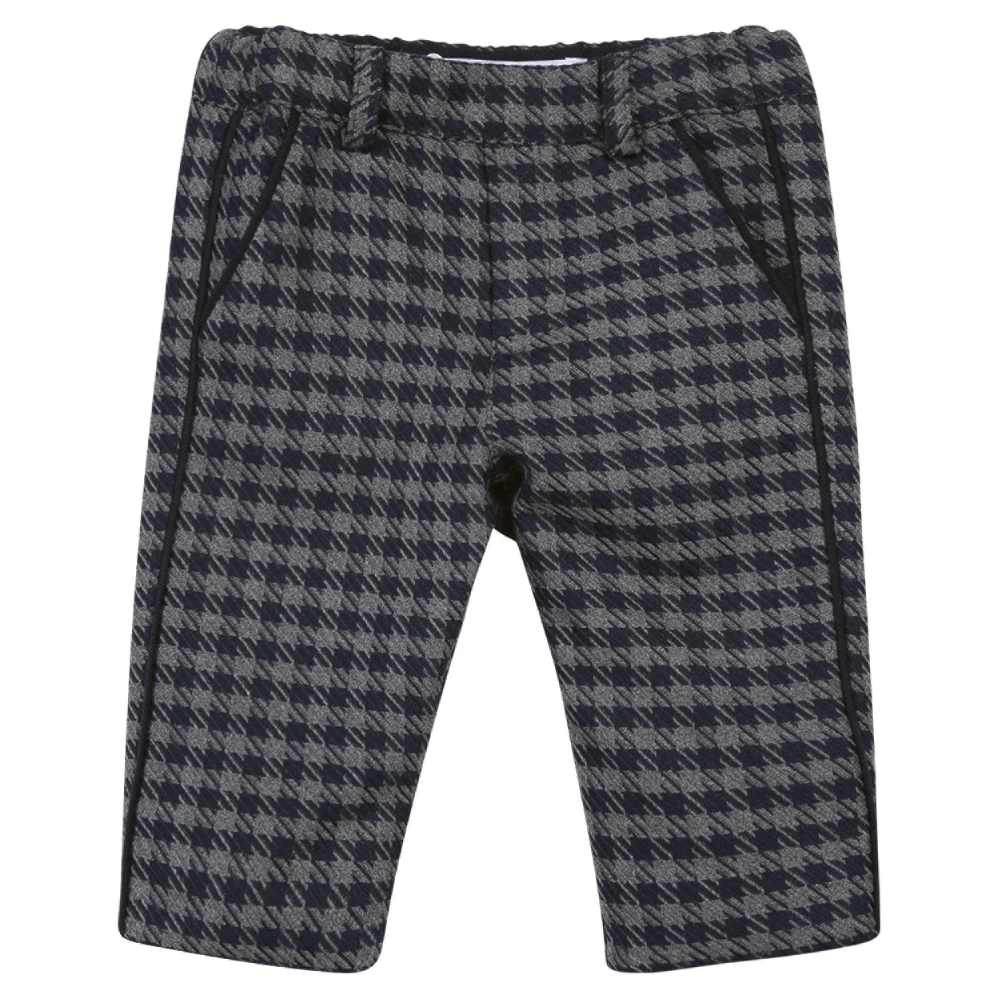 Tartine et Chocolat Kids Checkered Trousers – Navy Blue